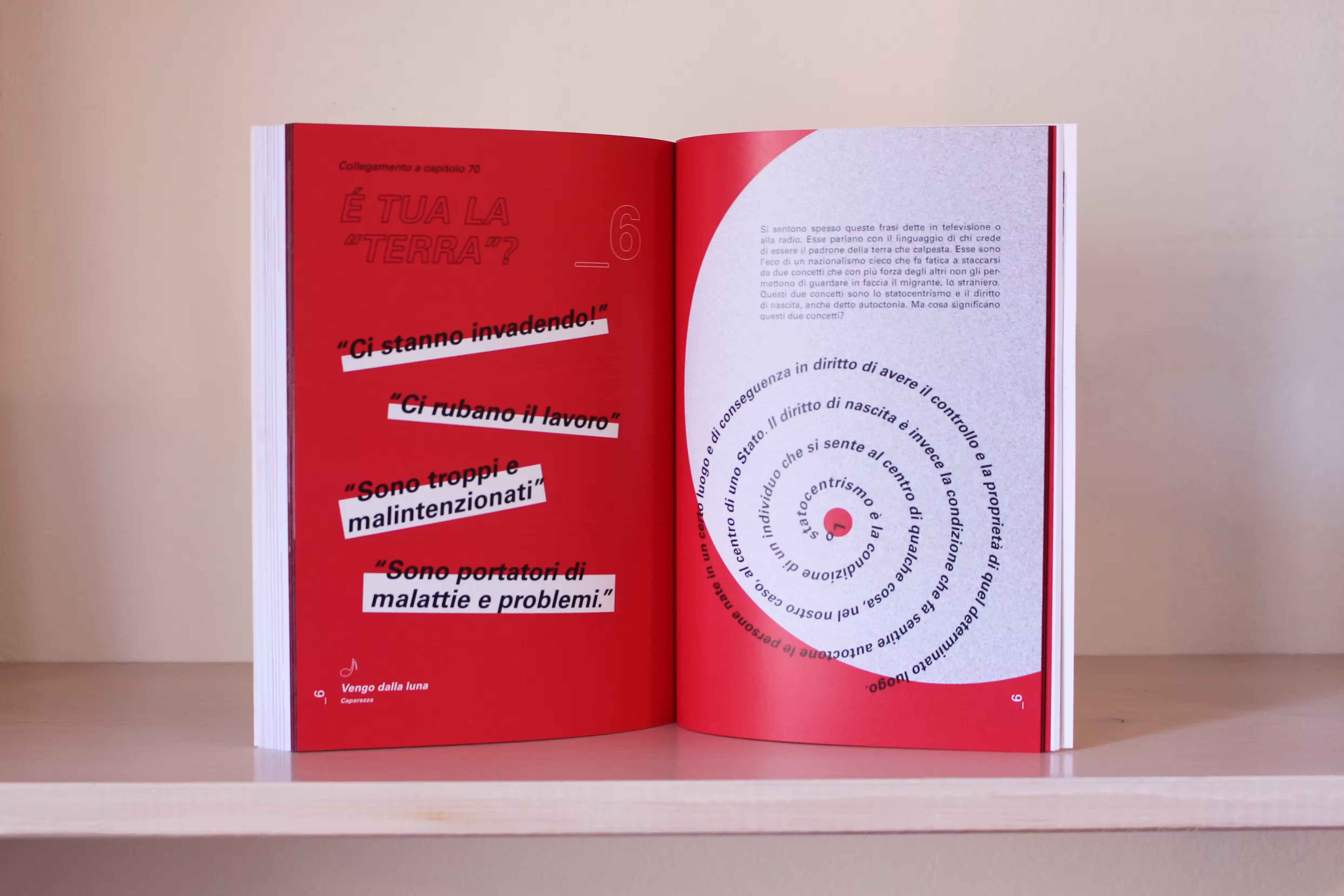 Librogame aperto sulla sezione educativa