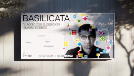 Affissione per la mostra di Mauro Bubbico 