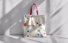 Borsa di tela gadget per la mostra di Mauro Bubbico