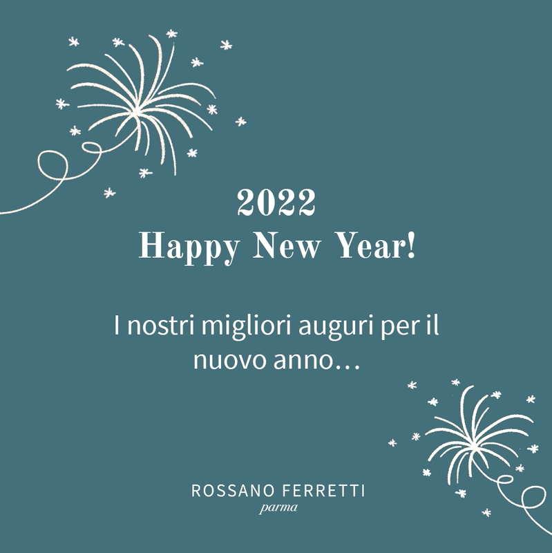 Animazione per i social che augura l'inizio di un nuovo anno con fuochi d'artificio animati