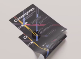 Locandina Convergenze con elementi chiave